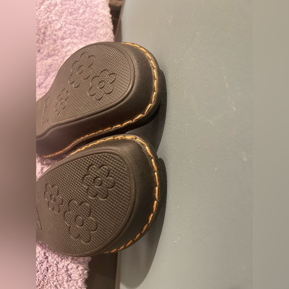 INGARO Black & Red Stone  "HAPPY" Wedge Nurse Mules/Clogs Slip Resistant Size 10 - Picture 10 of 10